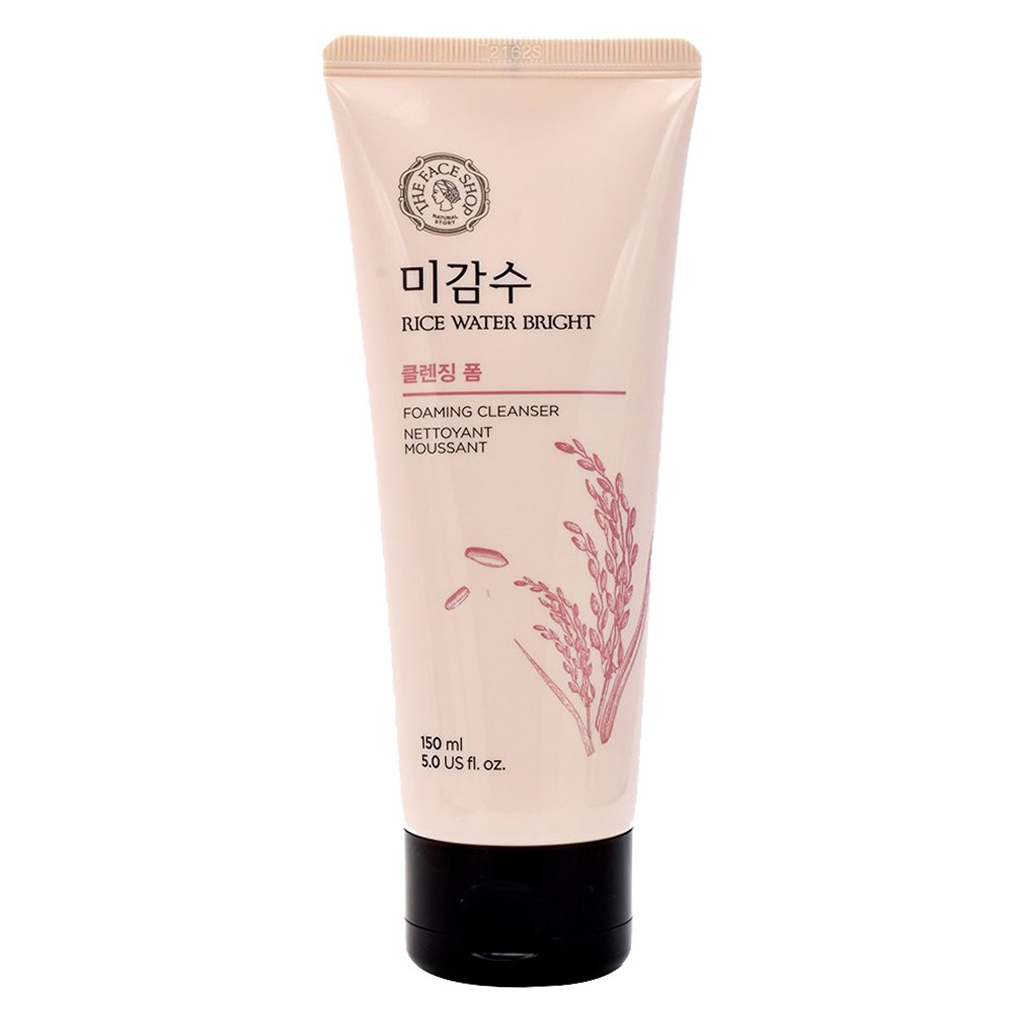 Sữa Rửa Mặt Sáng Da Ngừa Mụn Không Hạt The Face Shop Rice Water Bright 150ml
