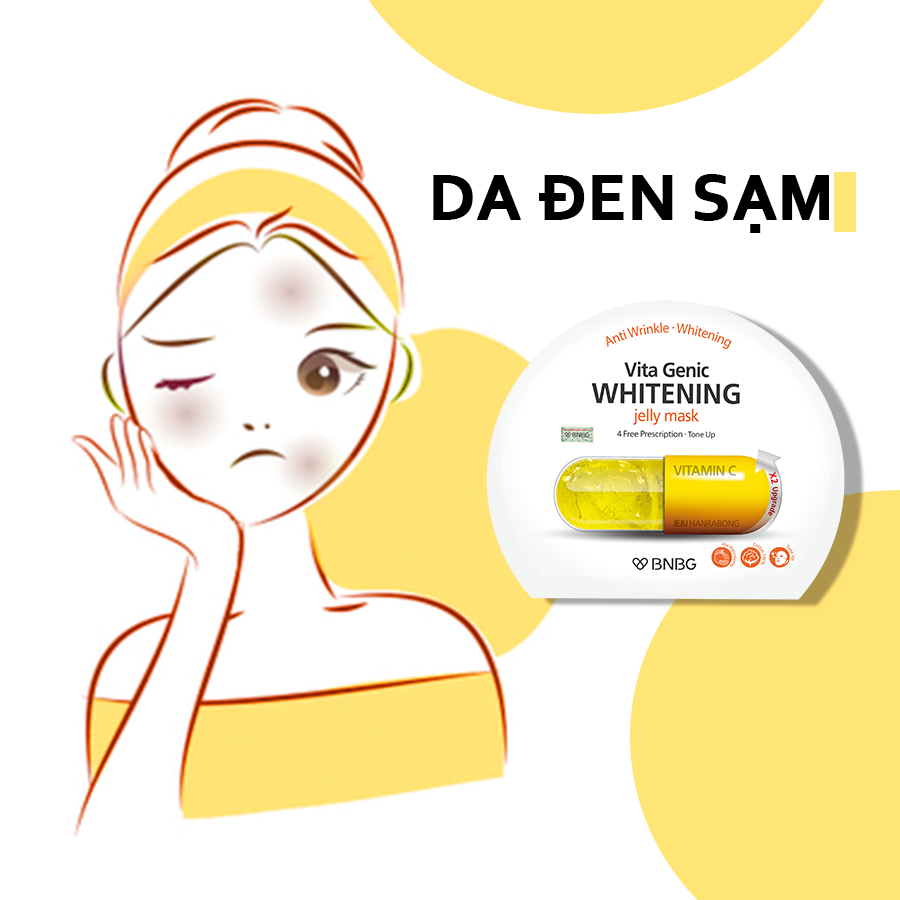 Mặt Nạ Miếng Dưỡng Ẩm, Dưỡng Trắng, Giảm Mụn, Phục Hồi Da Hàn Quốc BNBG (Vitamin A, B C, E)
