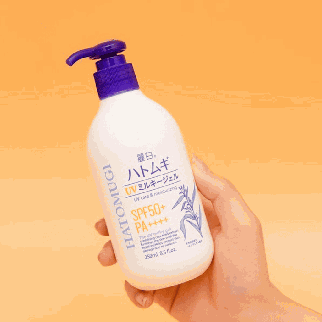 Sữa Dưỡng Chống Nắng Trắng Da Hatomugi Ý Dĩ SPF 50+++ 250ml