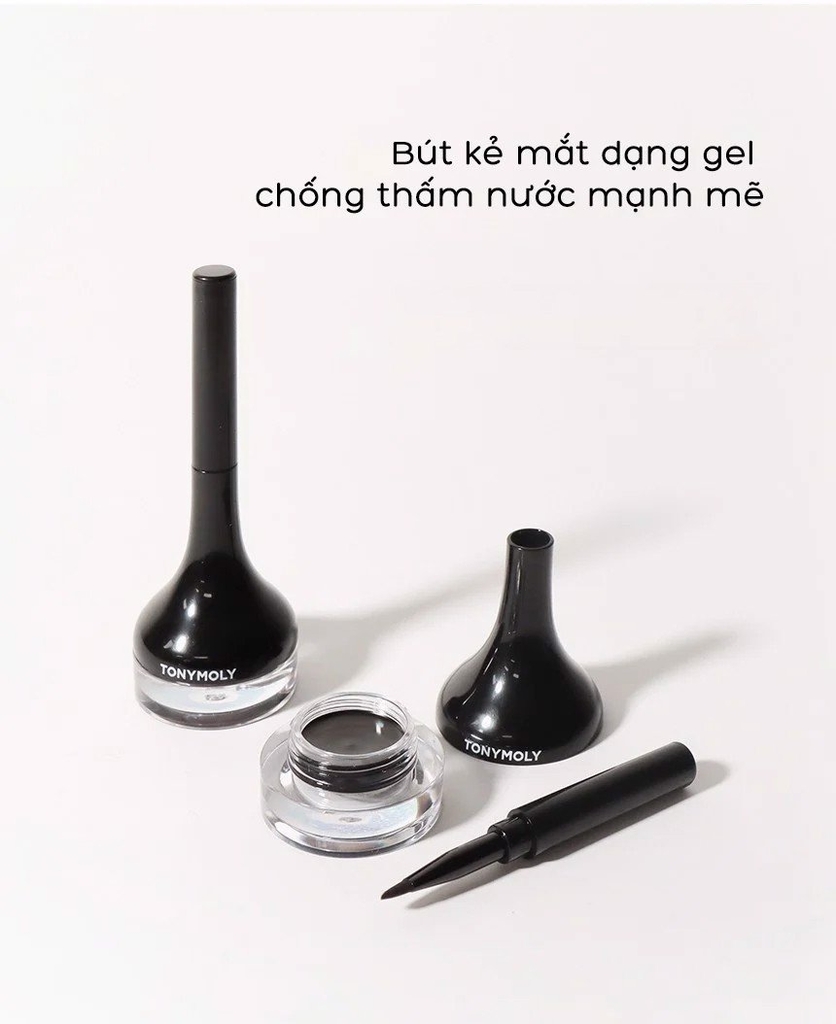 Kẻ Mắt Dạng Gel Cho Đôi Mắt Sắc Sảo TonyMoly Backstage Gel Eyeliner 4g