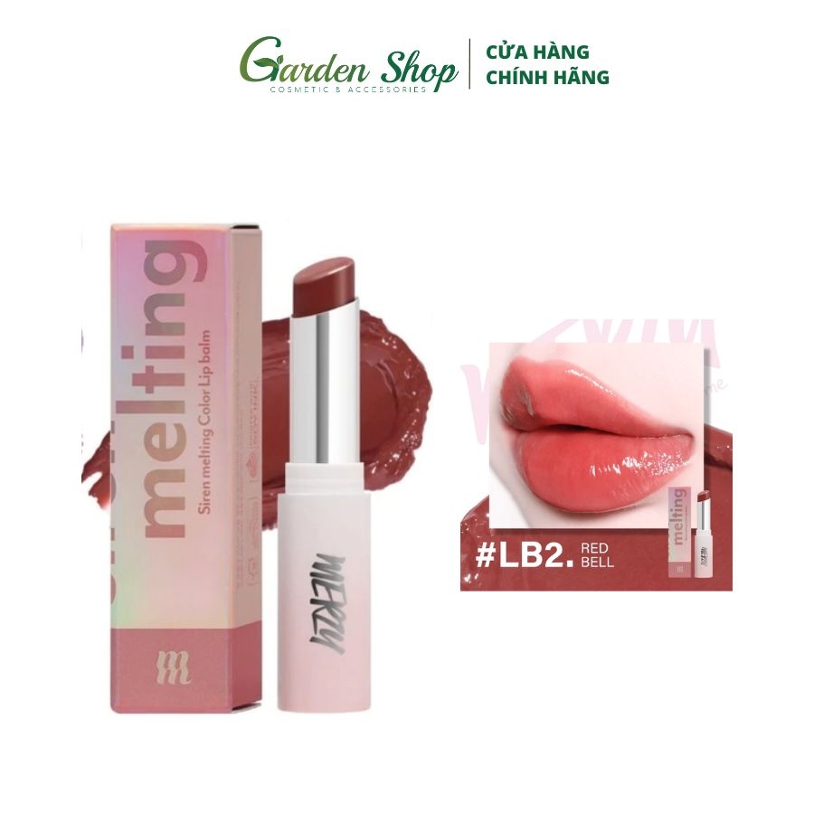 Son Dưỡng Ẩm Môi Có Màu Merzy Siren Melting Color Lip Balm 3g