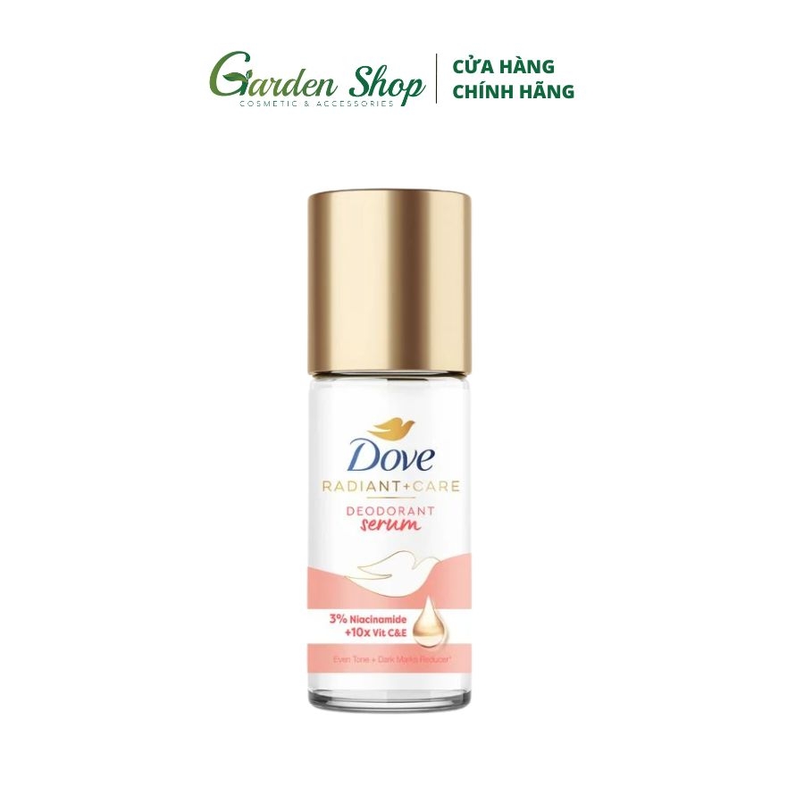 Lăn Khử Mùi Tinh Chất Serum Sáng Da, Mờ Thâm Dove 3% Niacinamide 45ml