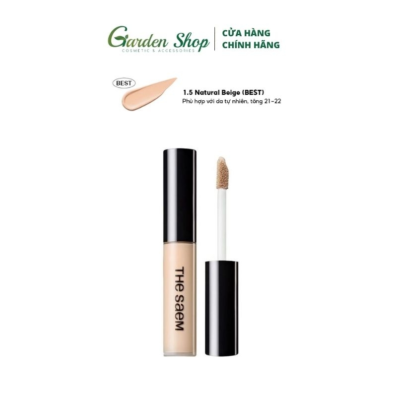 Kem Che Khuyết Điểm The Saem Cover Perfection Tip Concealer SPF28 PA++