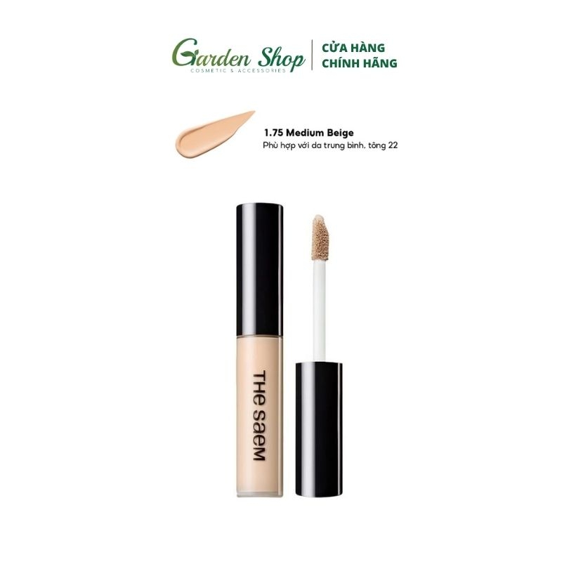 Kem Che Khuyết Điểm The Saem Cover Perfection Tip Concealer SPF28 PA++