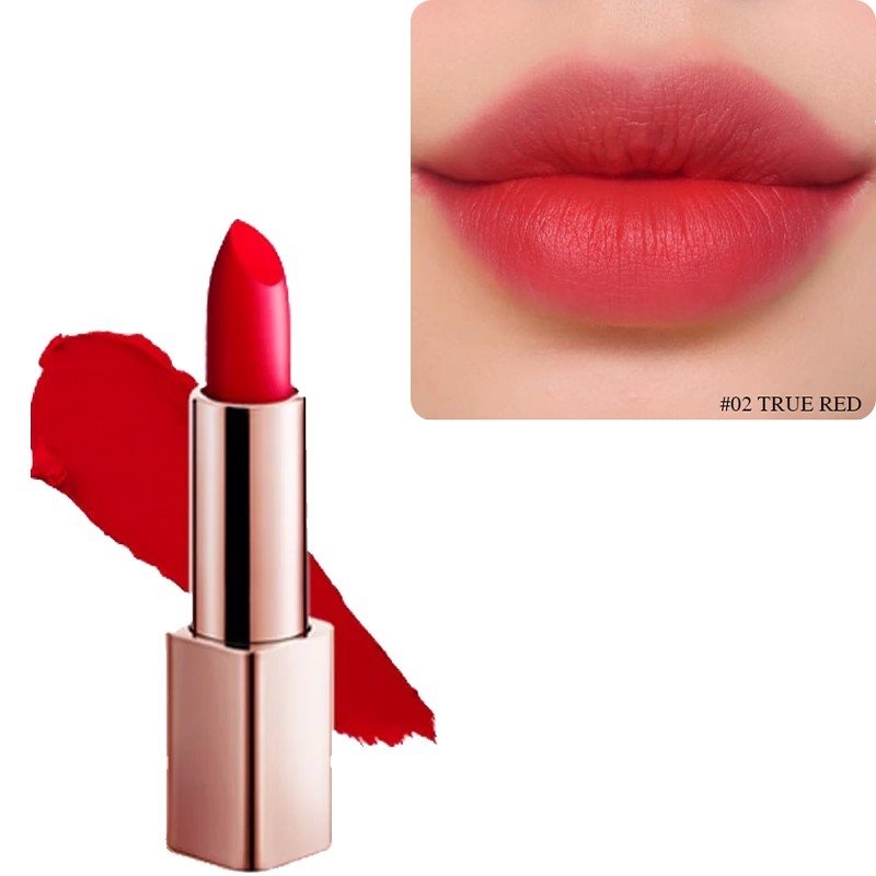Son Thỏi Lì Chất Siêu Mịn, Vỏ Vàng Cao Cấp G9 Skin First V-Fit Lipstick 3.5g