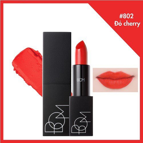 Son Thỏi Lì, Lên Màu Chuẩn B.O.M My Lipstick 3.5g