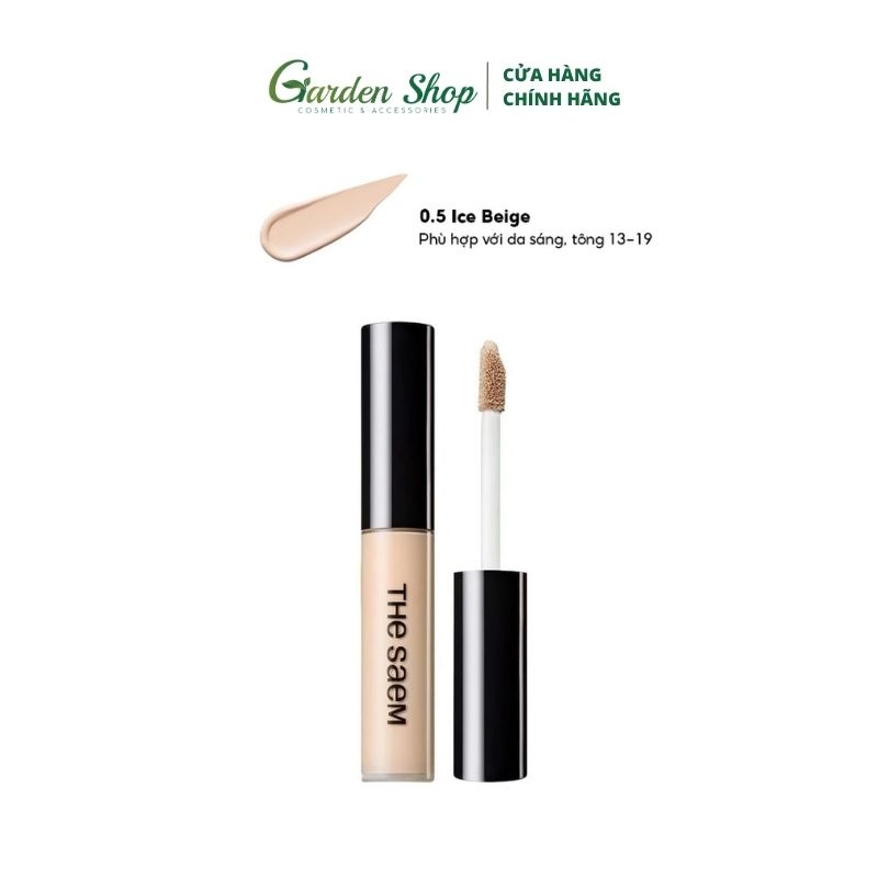 Kem Che Khuyết Điểm The Saem Cover Perfection Tip Concealer SPF28 PA++