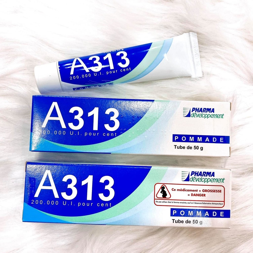 Kem Ngừa Mụn, Chống Lão Hóa, Giảm Nếp Nhăn A313 Pommade Retinol Cream 50g