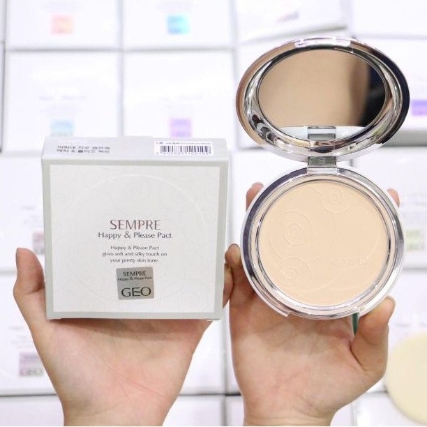 Phấn Phủ Siêu Mịn Sempre Happy & Please 22g