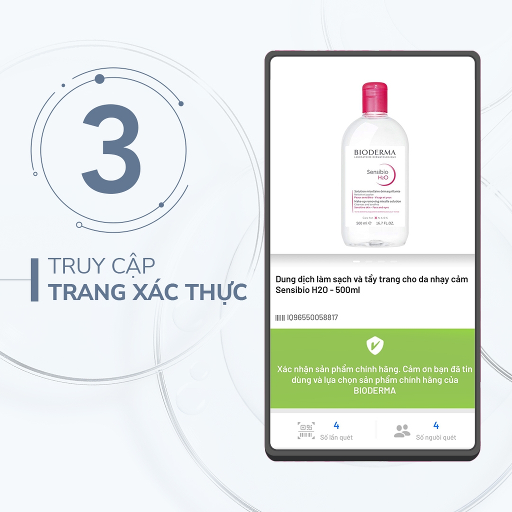 (Hàng công ty) Nước Tẩy Trang Công Nghệ Micellar Bioderma 100ml