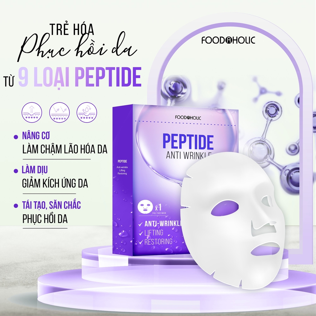 Mặt Nạ Dưỡng Trắng, Dưỡng Ẩm, Chống Lão Hóa Foodaholic Mask 23ml
