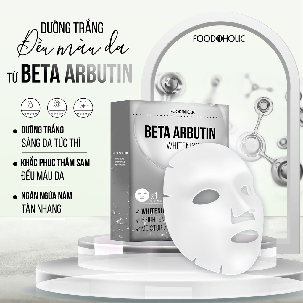 Mặt Nạ Dưỡng Trắng, Dưỡng Ẩm, Chống Lão Hóa Foodaholic Mask 23ml