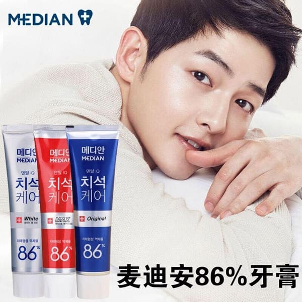 Kem Đánh Răng Giúp Trắng Răng, Giảm Ố, Loại Bỏ Mùi Hôi Median Dental IQ 93% Toothpaste 120g