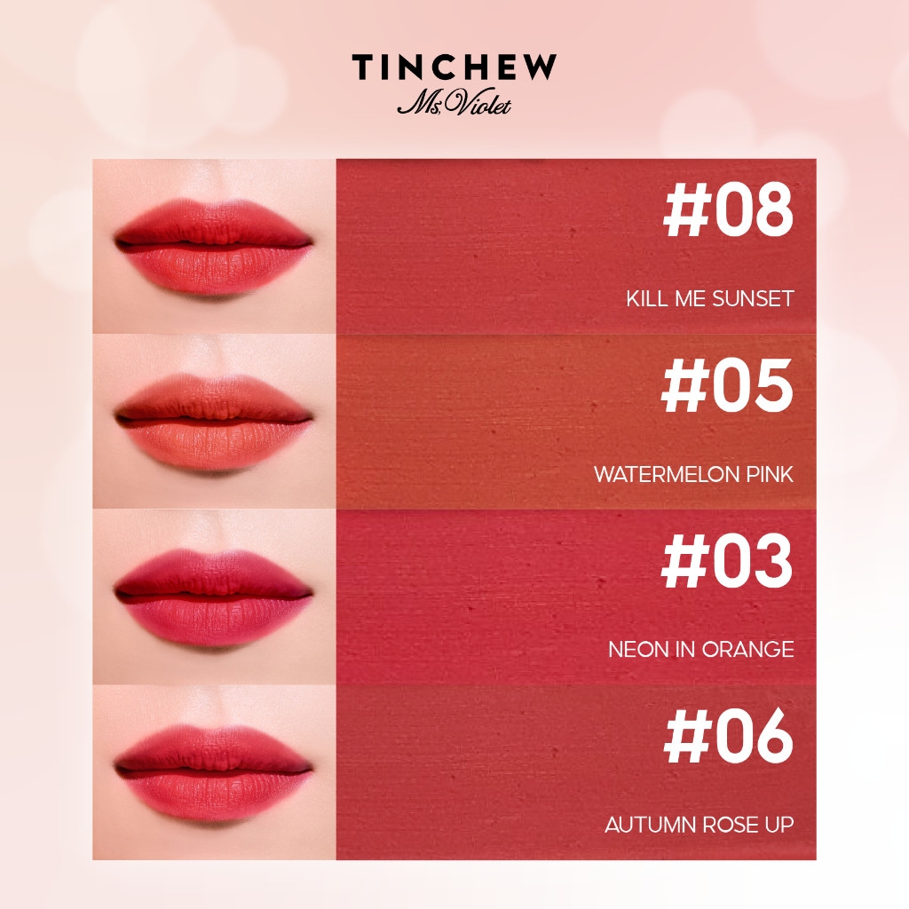 Son Thỏi Lì Dưỡng Mềm Mượt Hàn Quốc Tinchew Mad For Tint Color Stick 3.5g