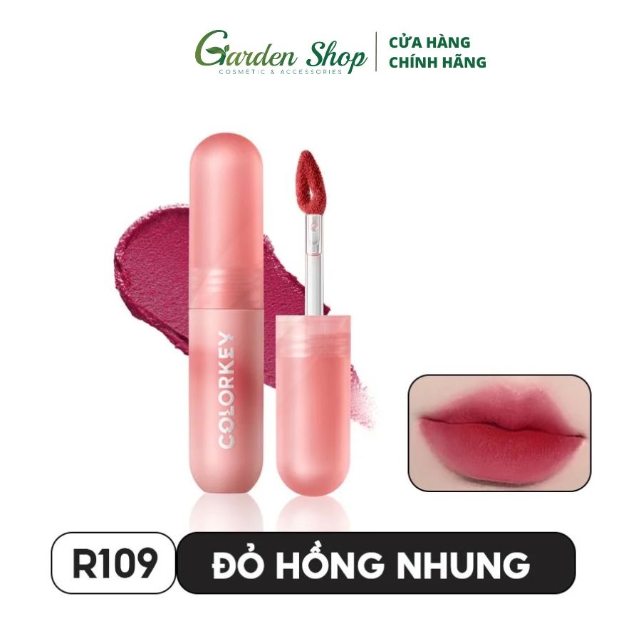 Son Colorkey Nhung Mờ Mousse Lip Mud Matte 2g