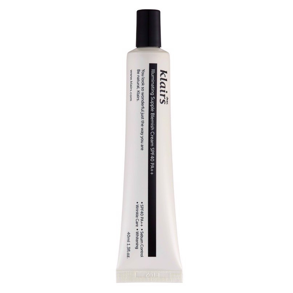 Kem Nền Trang Điểm Klairs Illuminating Supple Blemish Cream SPF40/PA++ 40ml