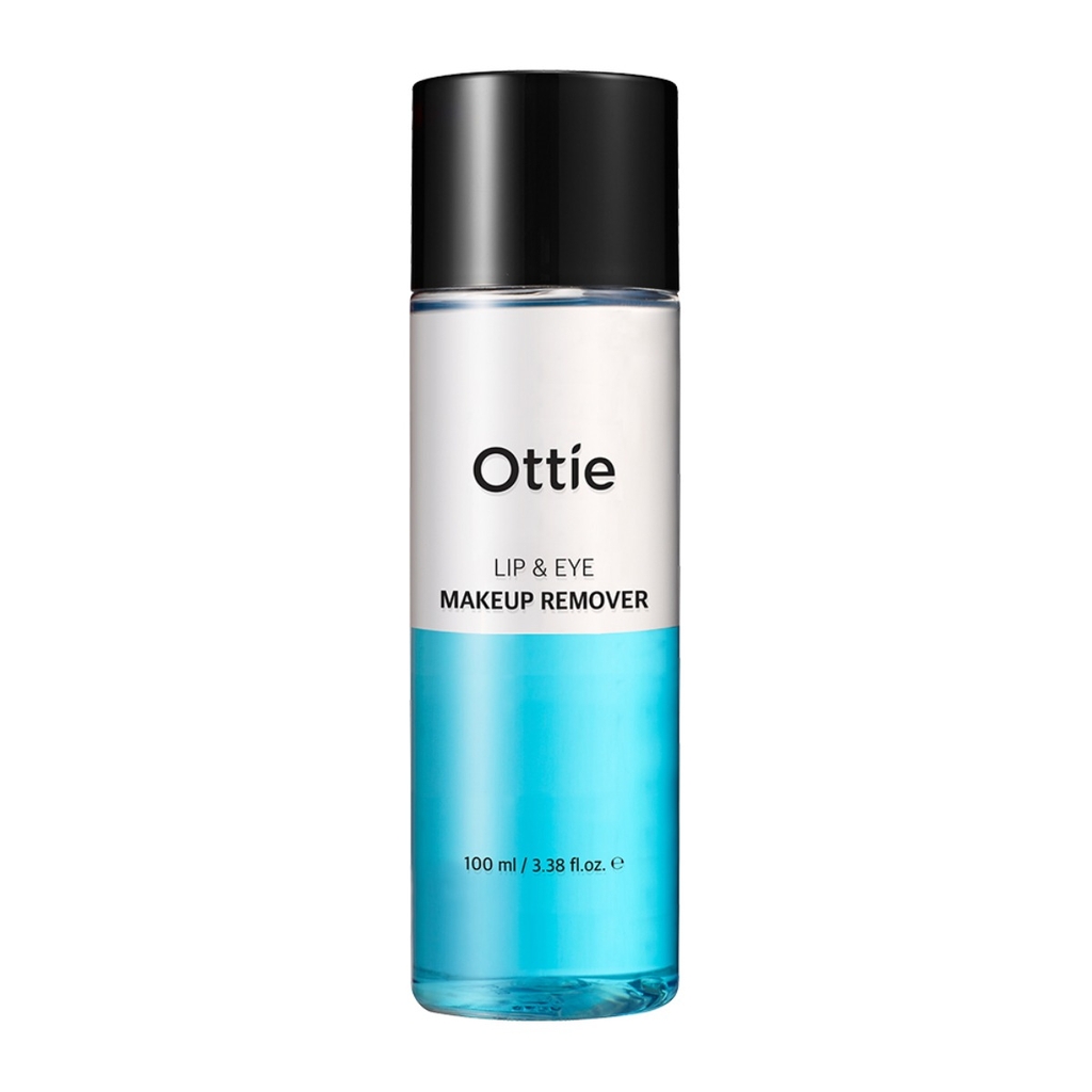 Nước Tẩy Trang Mắt Và Môi 2 Lớp Sạch Sâu Lớp Makeup Ottie Lip＆Eye Makeup Remover 100ml