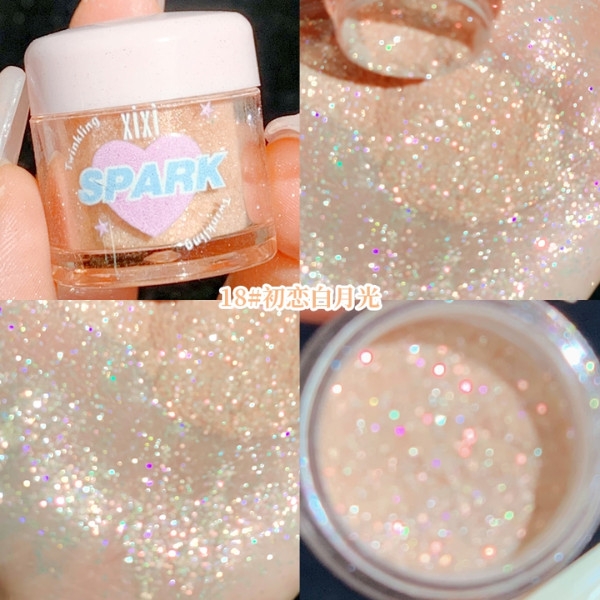 Nhũ Mắt Bắt Sáng Long Lanh Xixi Spark Dearm Clear Flash Highlighter Powder 2g