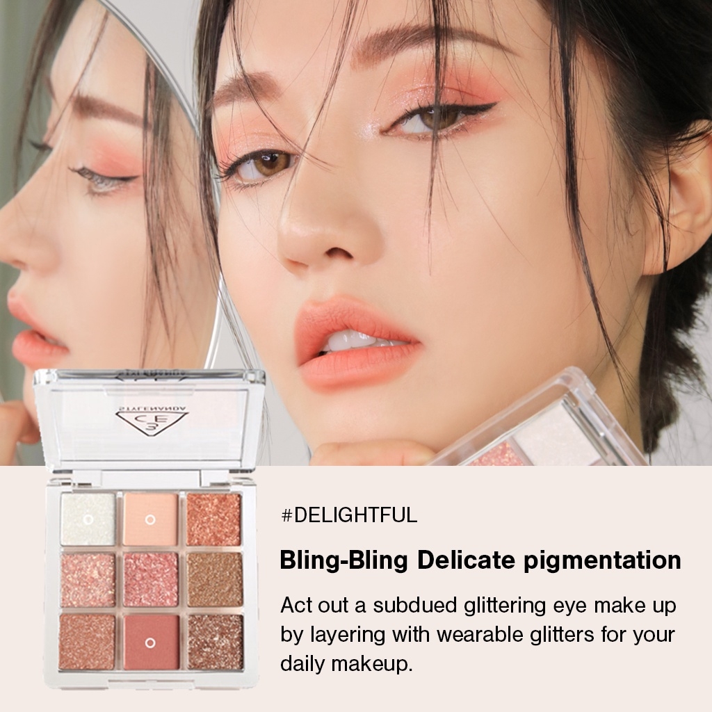 Phấn Mắt 9 Màu 3CE Multi Eye Color Palette Delightful 7g