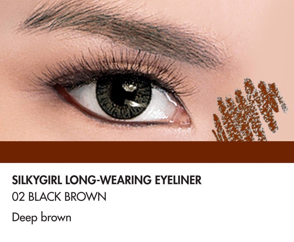 Chì Kẻ Mắt Siêu Mảnh, Sắc Nét Lâu Trôi Silkygirl Long-Wearing Eyeliner 0.28g