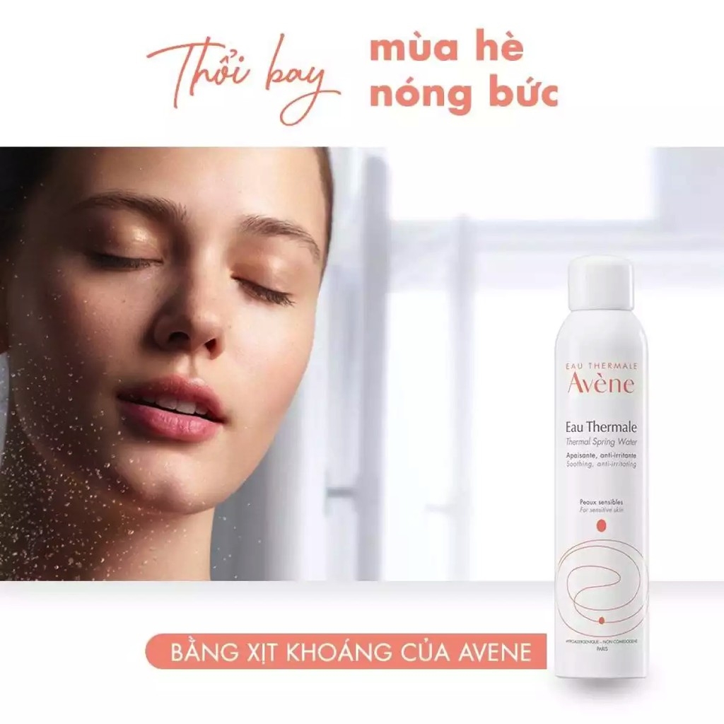  Xịt Khoáng Dưỡng Ẩm, Làm Mềm Mịn Da Avene Thermal Spring Wate 300ml