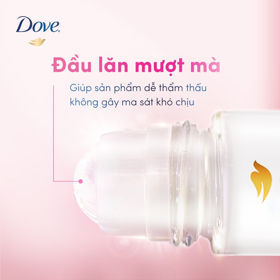 Lăn Khử Mùi Tinh Chất Serum Sáng Da, Mờ Thâm Dove 3% Niacinamide 45ml