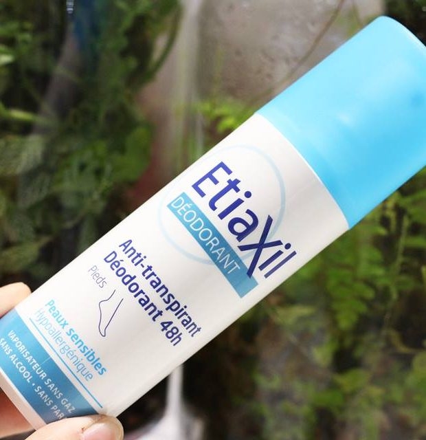 Xịt Khử Mùi Mồ Hôi Chân EtiaXil Deodorant Anti-transpirant 48h Pieds Feet 100ml