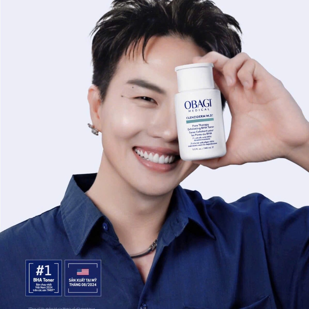 Lotion Làm Sạch Da BHA Giảm Mụn, Dầu Nhờn Obagi Clenziderm MD Pore Therapy Salicylic Acid 2% 148ml