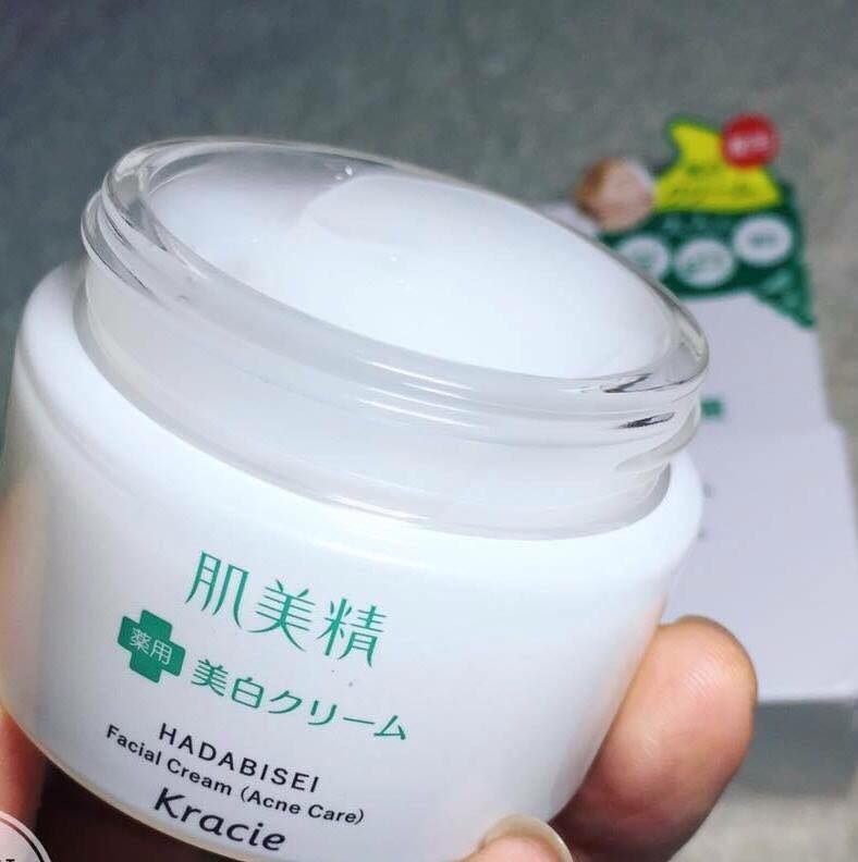 Kem Dưỡng Da Trị Mụn Kracie Hadabisei Facial Cream 50g