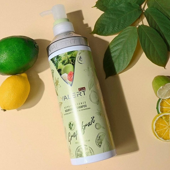 Bộ Dầu Gội Xả Bưởi Grapefruit Valert Plus Trị Rụng Tóc Cao Cấp 850mlx2