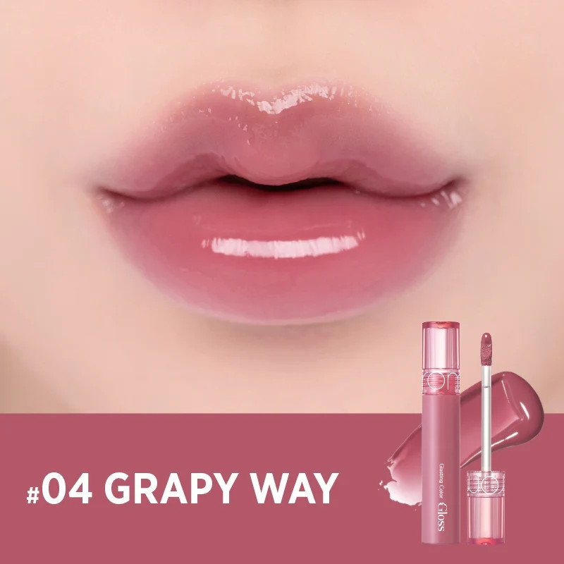 (New) Son Bóng Siêu Căng Mọng Đôi Môi Romand Glasting Color Gloss 4g