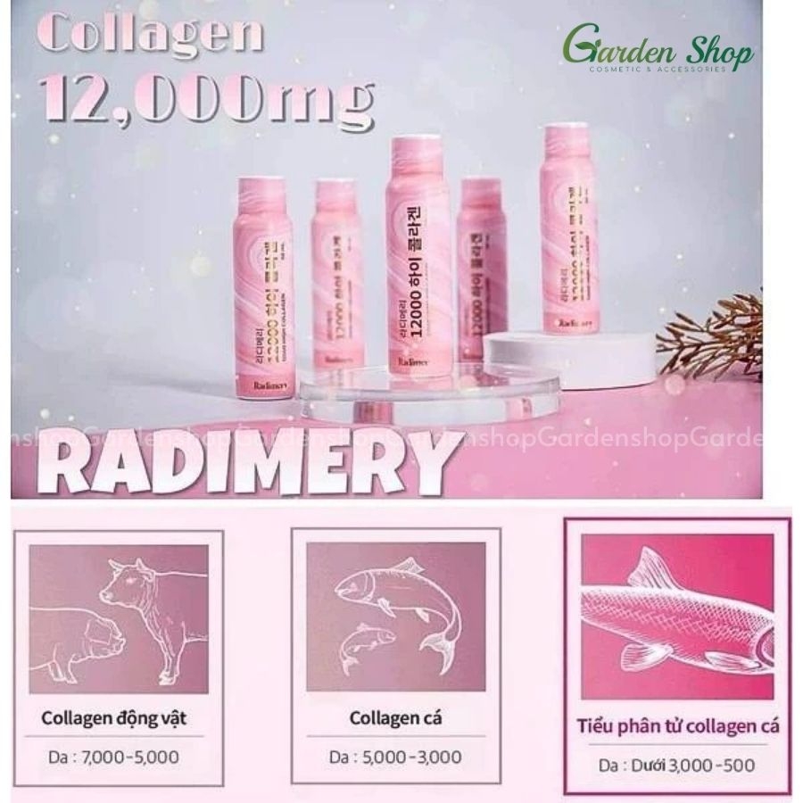 Nước Uống Radimery 12000 High Collagen 14 ống