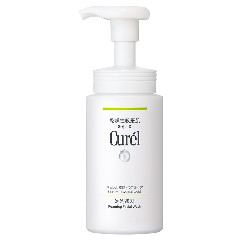 Sữa Rửa Mặt Curél Dạng Bọt Dành Cho Da Dầu Sebum Trouble Care Sebum Care Foaming Wash 150ml