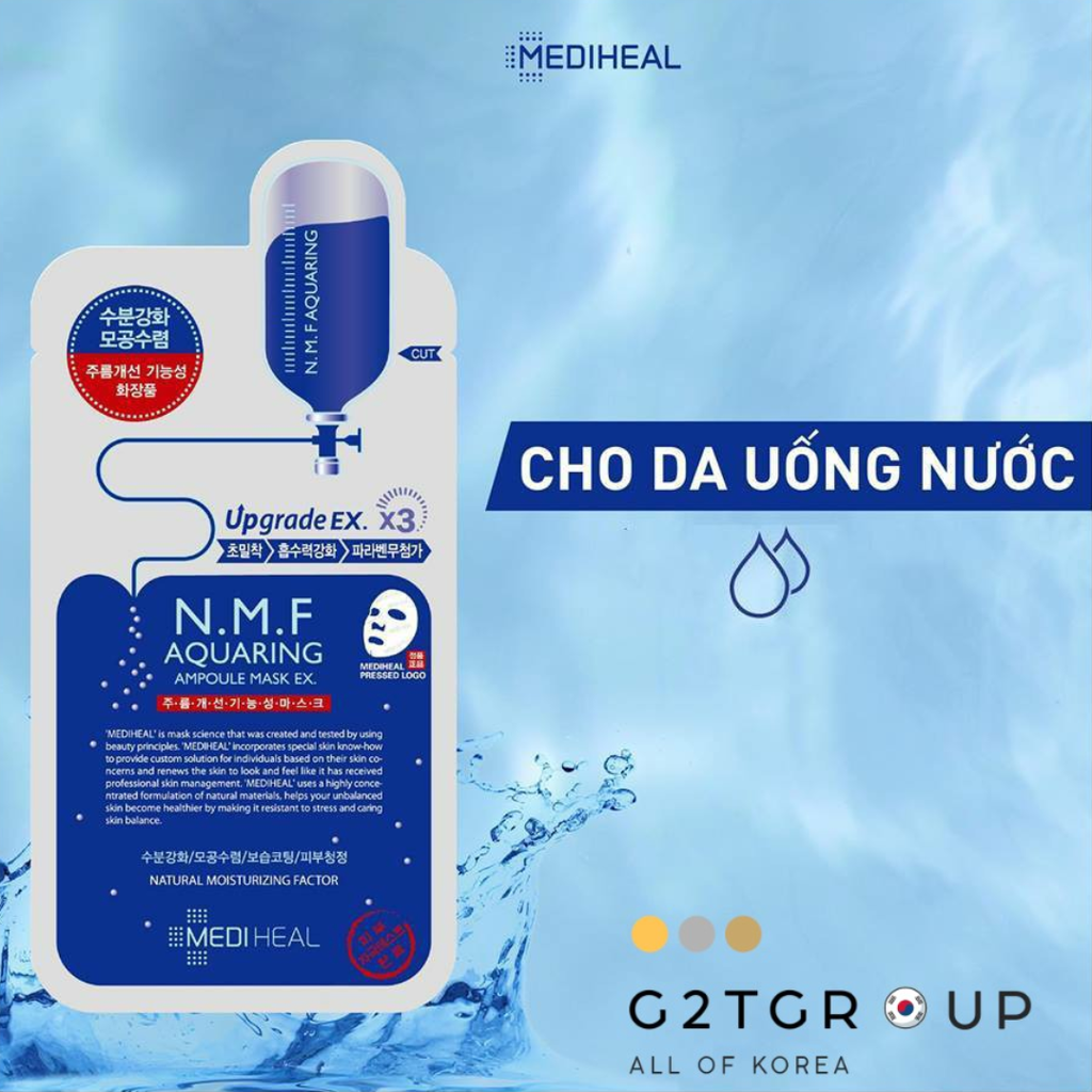 Set Mặt Nạ Dưỡng Da, Cấp Ẩm, Làm Dịu Da, Chống Lão Hóa Mediheal Best 3 Miếng