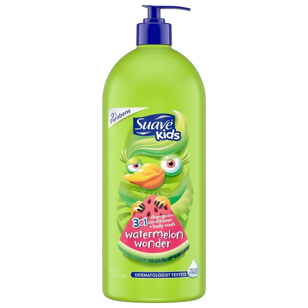 Sữa Tắm Gội 3 Trong 1 Suave Kids 532ml