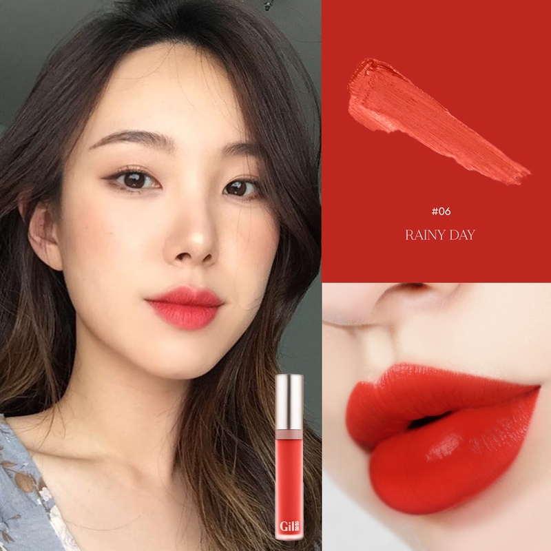 Son Kem Siêu Lì, Lâu Trôi, Mịn Mượt Nhẹ Môi Gilaa Long Wear Lip Cream 5g