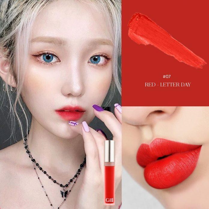 Son Kem Siêu Lì, Lâu Trôi, Mịn Mượt Nhẹ Môi Gilaa Long Wear Lip Cream 5g
