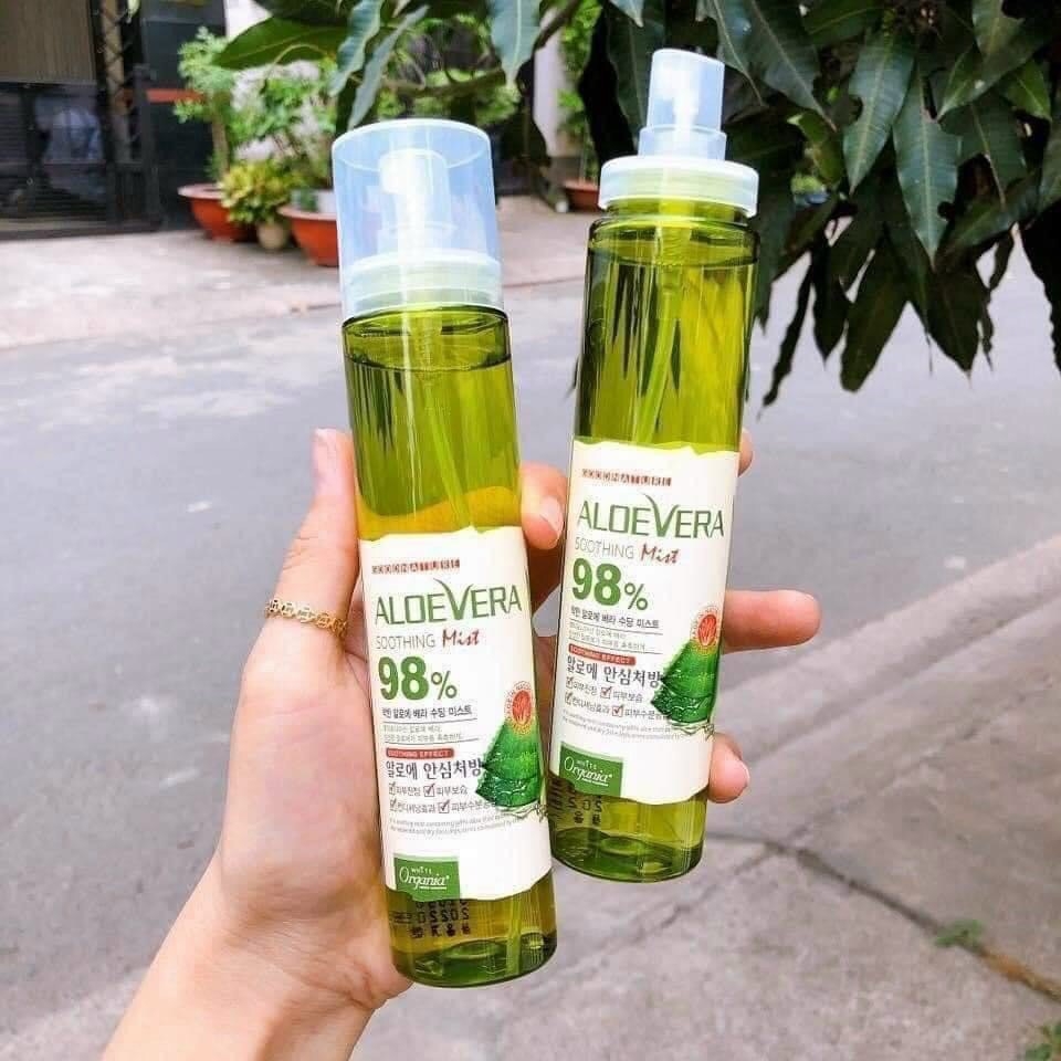 Xịt Khoáng Lô Hội Aloe Vera Soothing Mist 98% 150ml