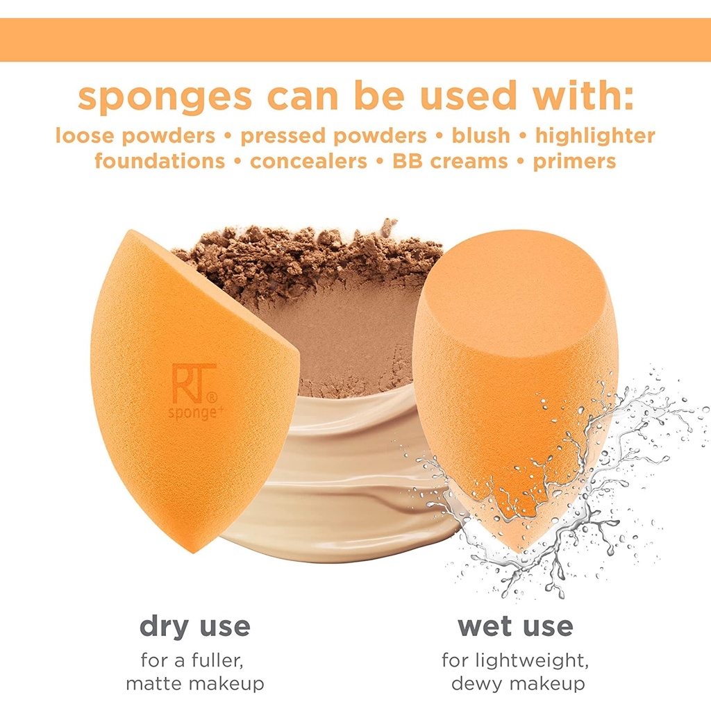 (Tách set) Bông Mút Real Techniques Miracle Complexion Spong Lẻ 1 Cái