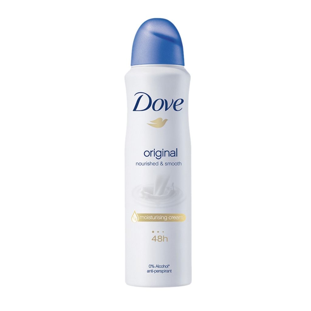 Xịt Khử Mùi Dove Dưỡng Da Mềm Mịn 150ml