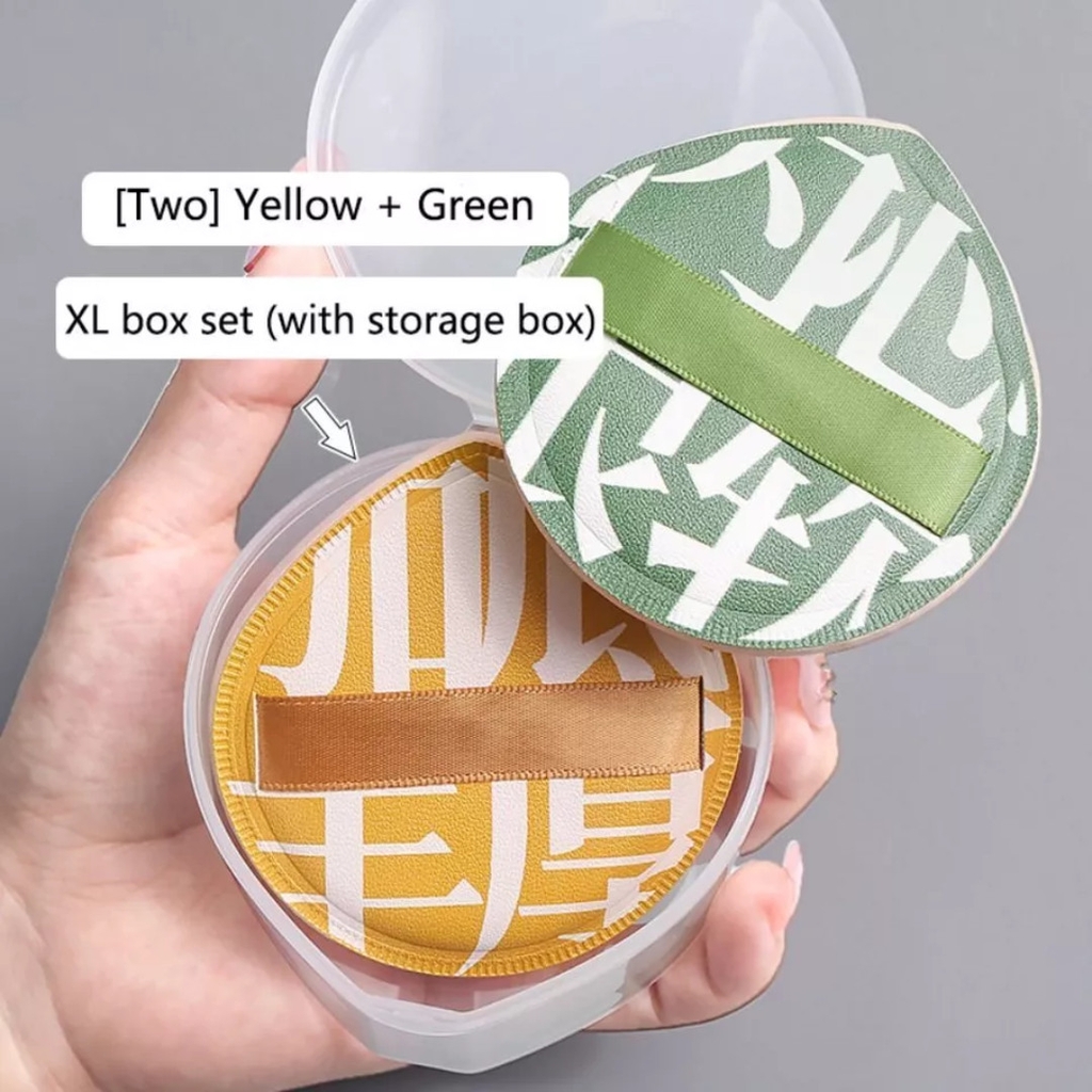 Set Bông Mút Trang Điểm UBUB Mềm Mại Dùng Ướt Và Khô (Tặng Kèm Cọ)