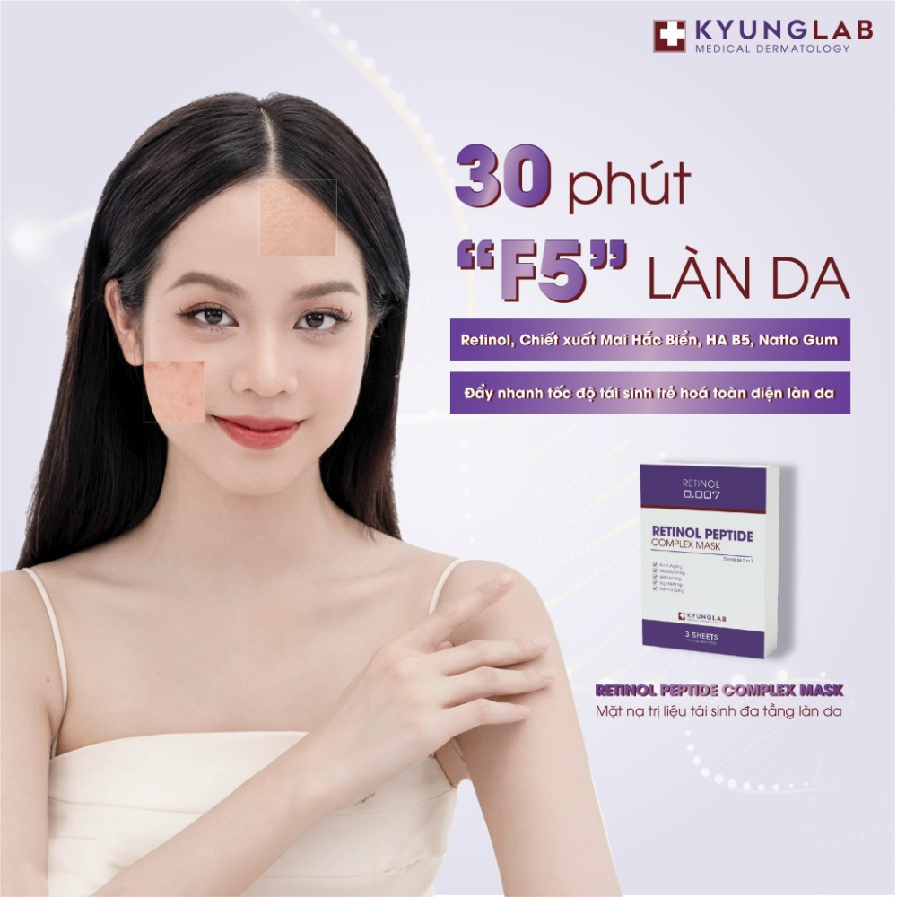 Mặt Nạ Phục Hồi, Dưỡng Da Retinol KyungLab Peptide Complex Mask 25ml