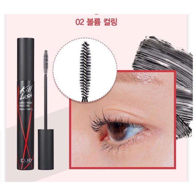 Mascara Làm Cong Mi Clio Kill Lash Superproof Mascara 7g