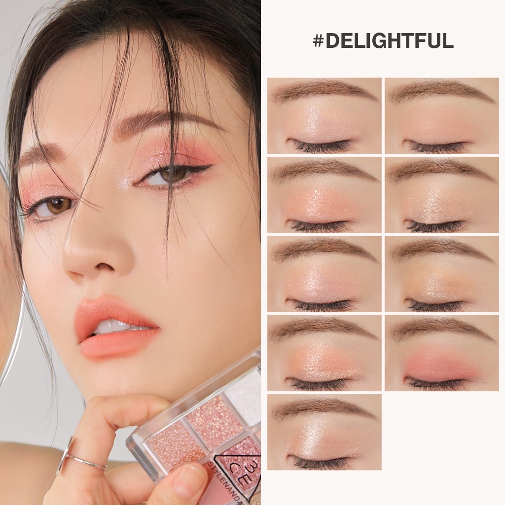 Phấn Mắt 9 Màu 3CE Multi Eye Color Palette Delightful 7g