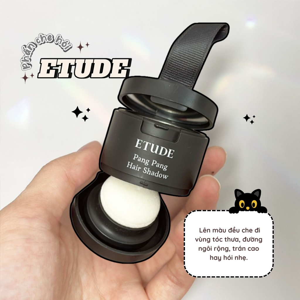 Phấn Che Khuyết Điểm Tóc Etude House Pang Pang Hair Shadow 3.5g Màu 03 Natural Black