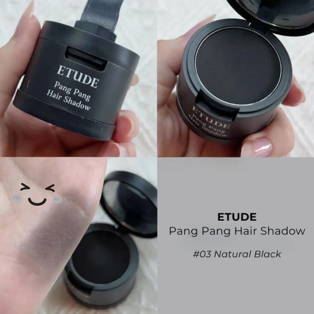 Phấn Che Khuyết Điểm Tóc Etude House Pang Pang Hair Shadow 3.5g Màu 03 Natural Black