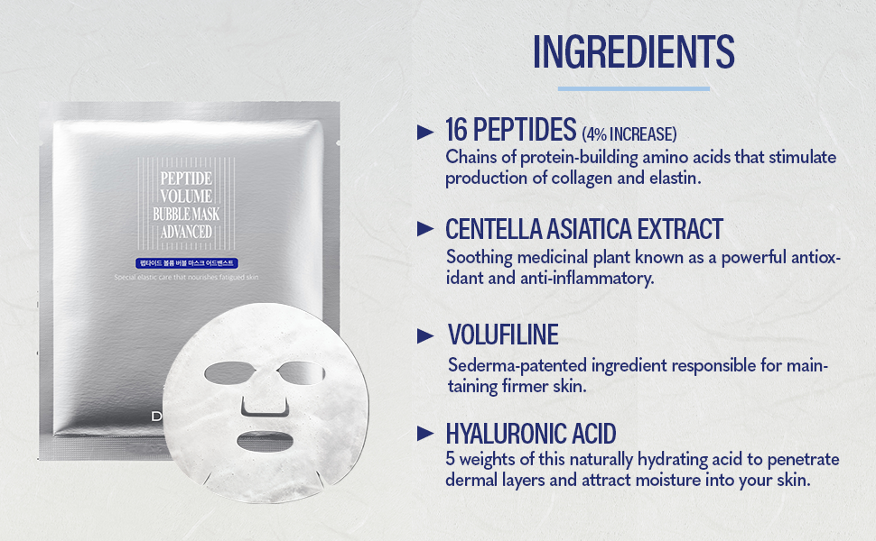 Mask giấy Pepti Volume Bubble Advanced