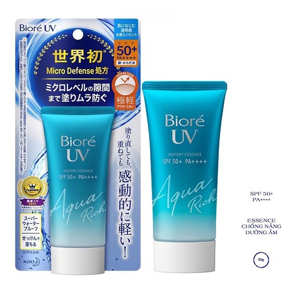 Kem Chống Nắng Dưỡng Ẩm Bioré UV Aqua Rich Watery Essence SPF50+/PA++++ 50g