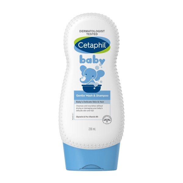 Sữa Tắm Gội 2 In 1 Cho Bé Cetaphil Baby Gentle Wash & Shampoo 230ml