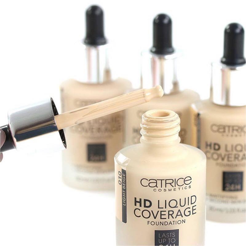 Kem Nền Catrice HD Liquid Coverage Foundation 24h 30ml